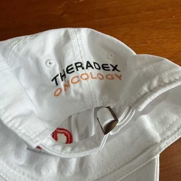 White Cap with Red Logo - Picture 4 of 4